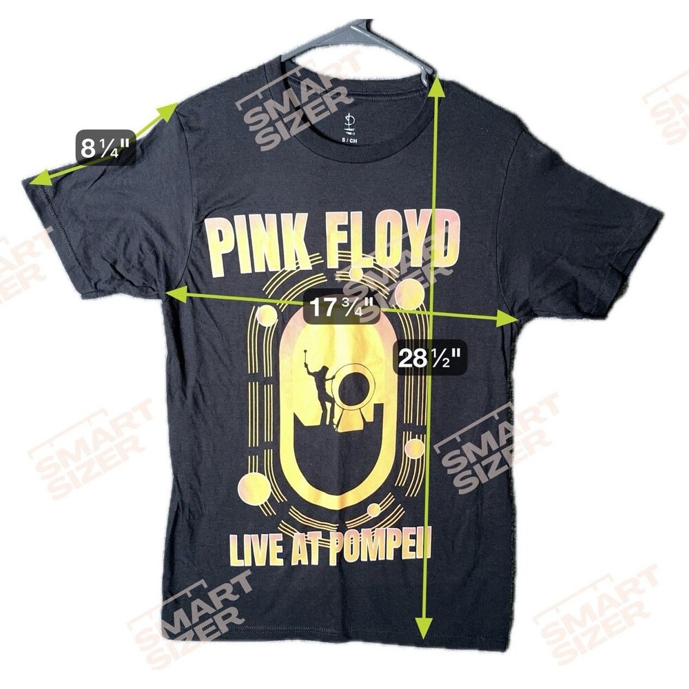 Pink Floyd Live at Pompeii 1972  Mens Vintage Classic T-Shirt Small